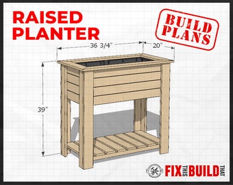 DIY Raised Planter Box Plans