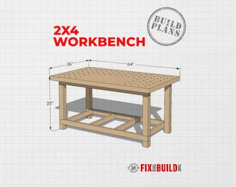 Sturdy 2x4 Workbench