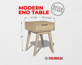 Modern End Table Plans