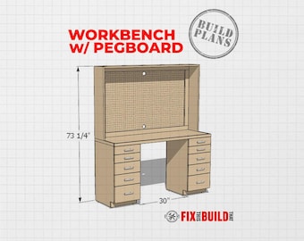 DIY Garage Shop Workbench Plans