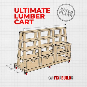 Mobile Wood Storage Cart Plans