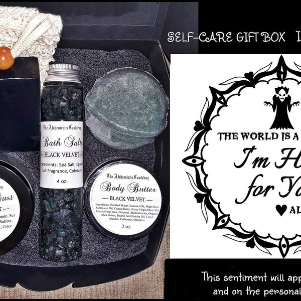 HERE FOR YOU - Self-Care Gift Box, Bath & Spa Gift, Mental Health Gifts, Show Support Spa Box, Stress Relief, Relaxation, Love You Gift