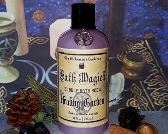 THE HEALING GARDEN - Bubble Bath Magic, Bath Spell, Heal Bad Experience, Heal Mind, Feel Better, Sacred Bath Ritual, Bath Magick Ritual Bath