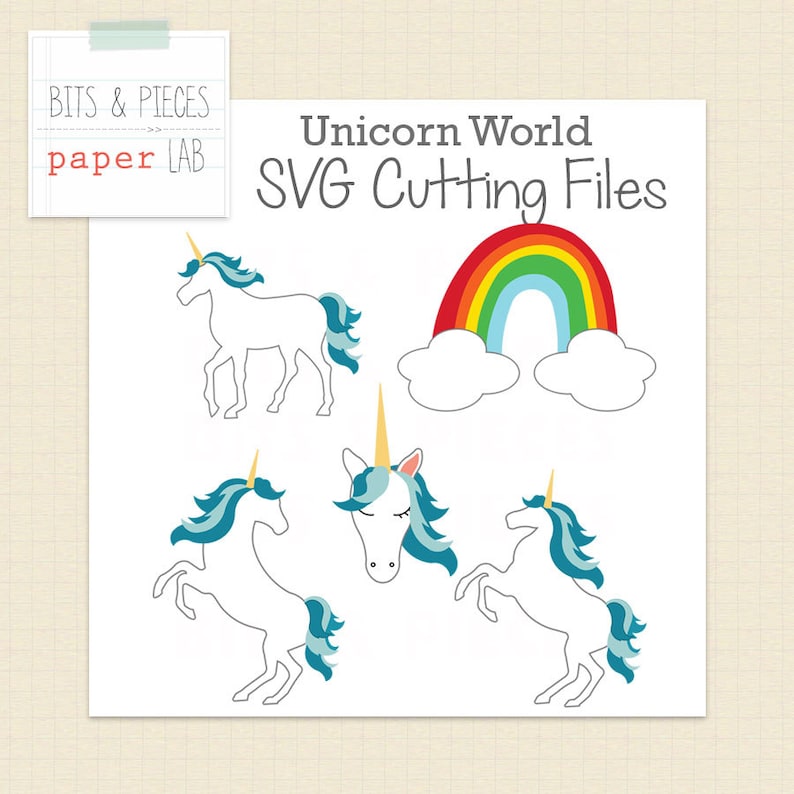 Download SVG Cutting File: Unicorn World Unicorn SVG Fantasy SVG | Etsy