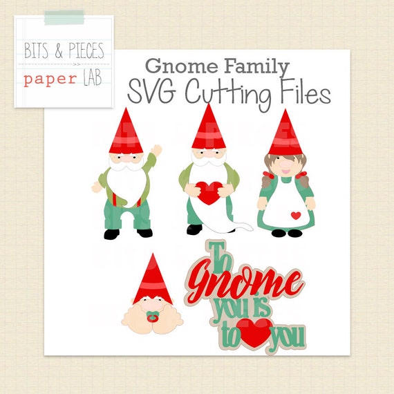 Download Svg Cutting Files Gnome Family Svg Gnome Svg Etsy