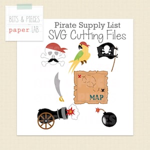 SVG Cutting Files: Pirate Supplies SVG, Pirate SVG