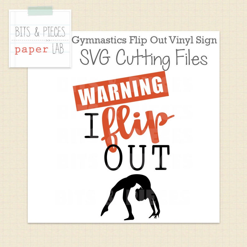 SVG Cutting Files: Gymnastics Vinyl Sign SVG, Gymnastics SVG image 1