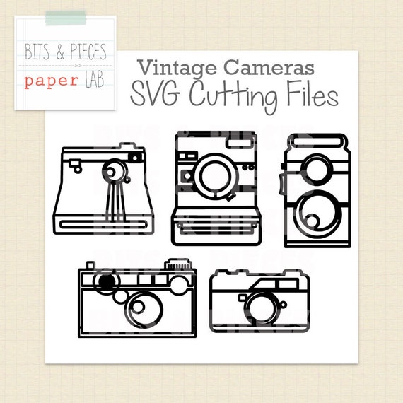 Download Svg Cutting Files Vintage Camera Silhouettes Camera Svg Etsy