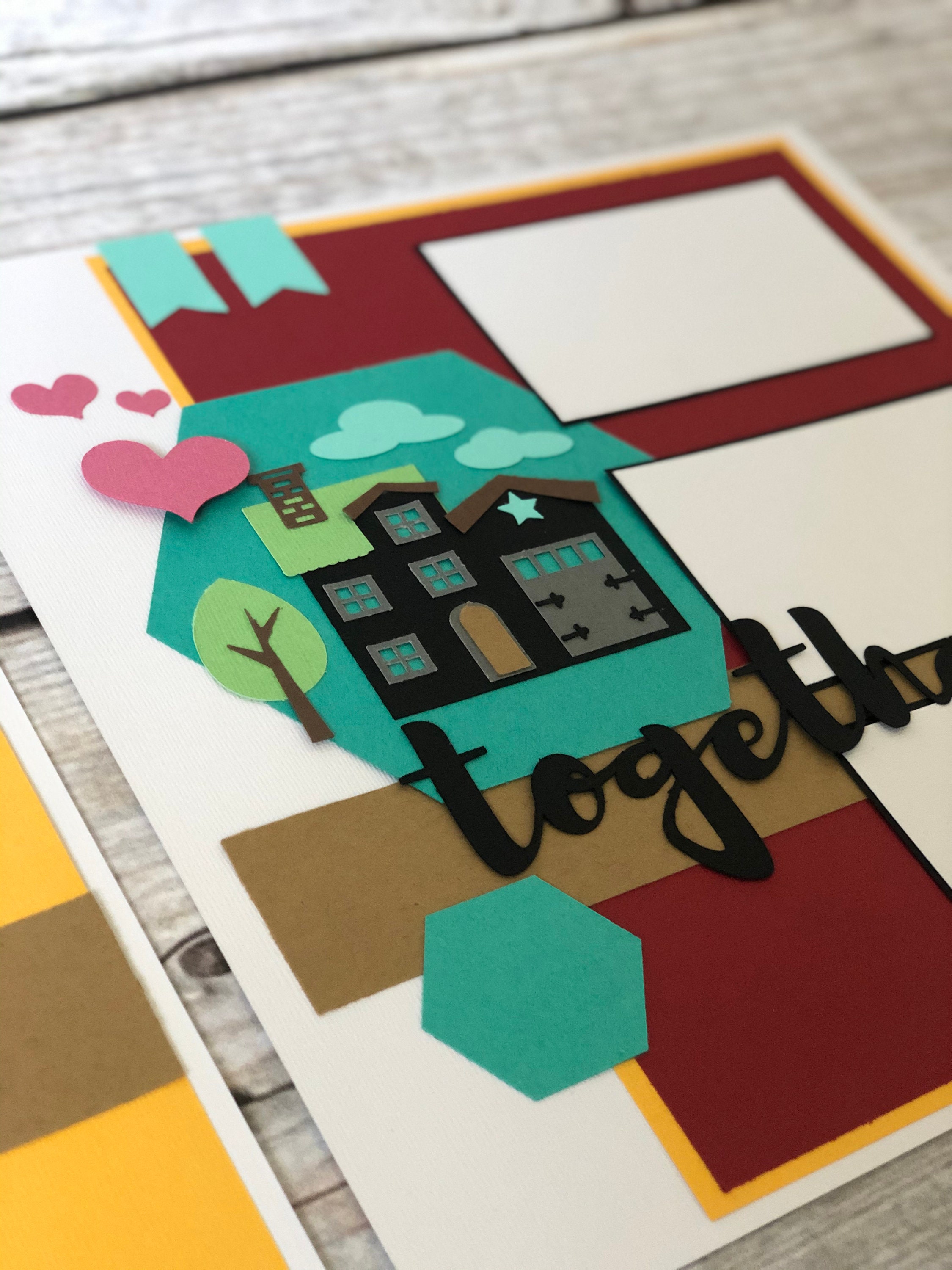 SVG Files: Home Scrapbook Layout SVG Scrapbook Kit SVG Cut - Etsy Hong Kong