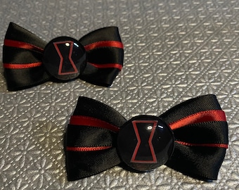 Black Widow Inspired Bows