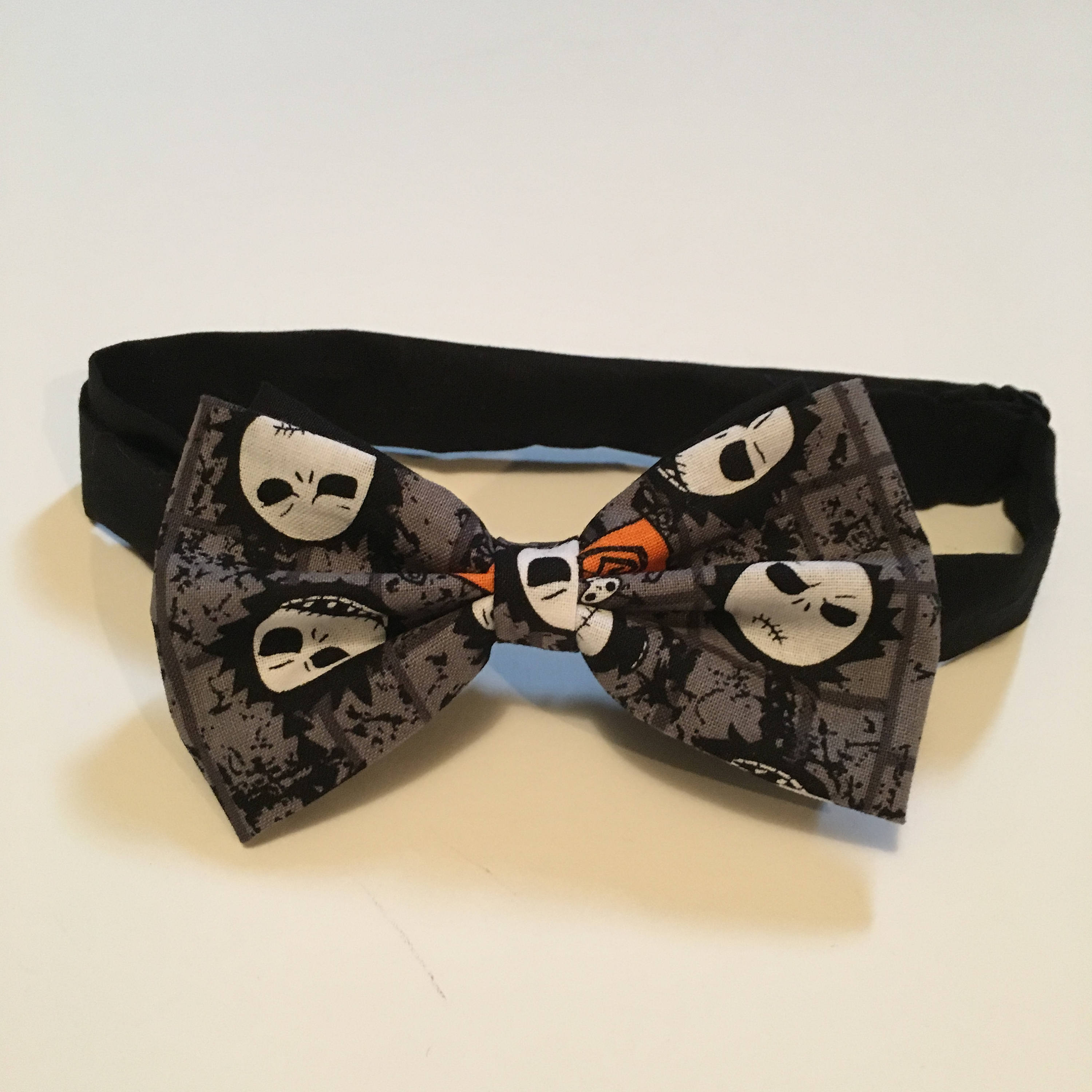 Jack Skellington Inspired Bow Tie Etsy