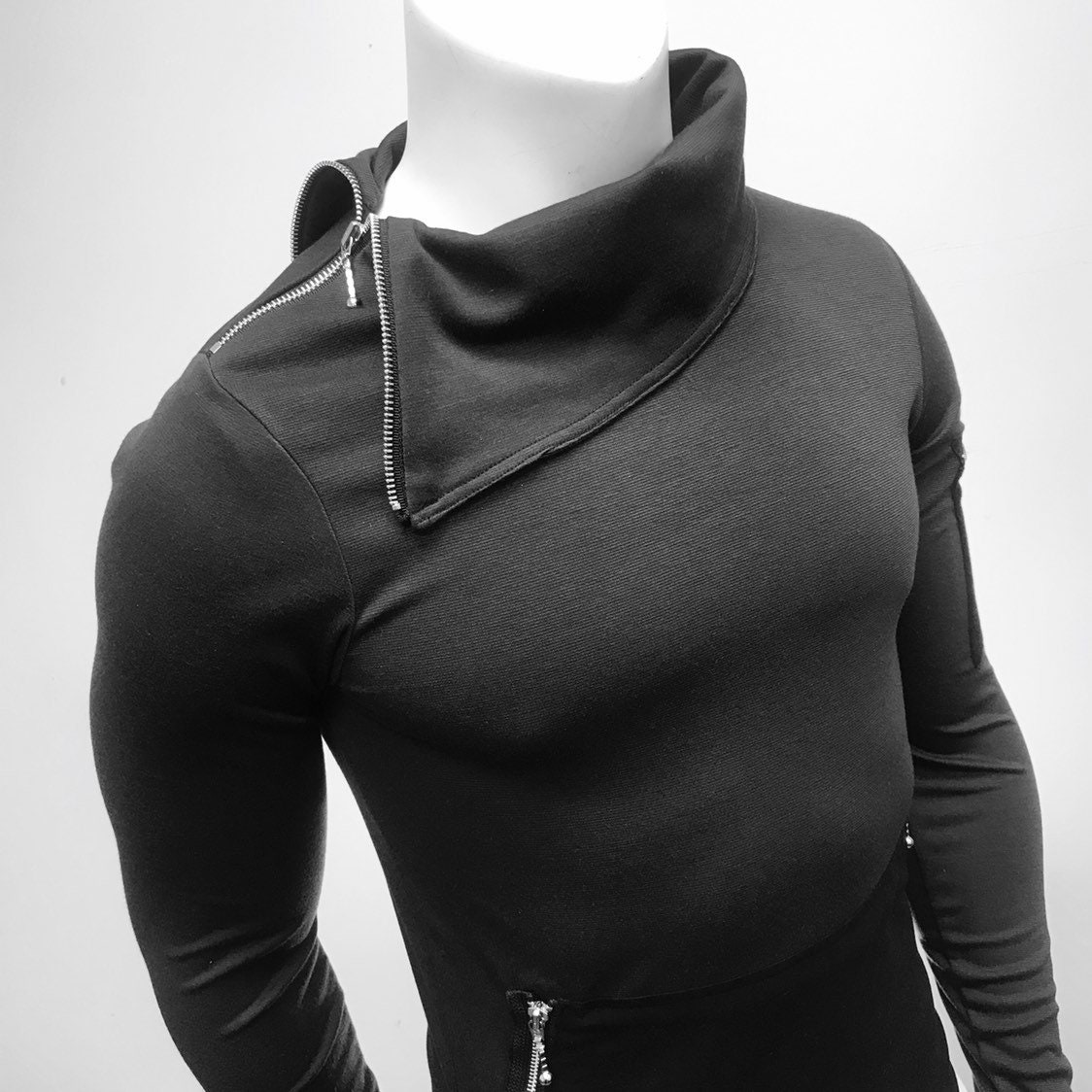 Cyberpunk Techwear Turtle Neck T-shirt 