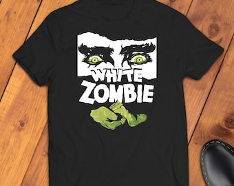 White Zombie Shirt - Gothic Shirt | Horror Shirt | Halloween Shirt | Pastel Goth Shirt | Goth Clothing | Soft Grunge