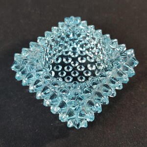 Blue Hobnail Fenton Salt Cellar