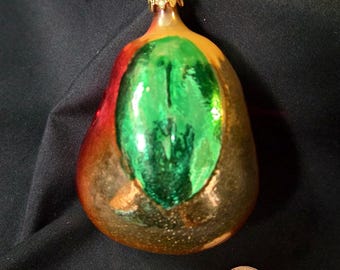 Pear Mercury Glass Ornament