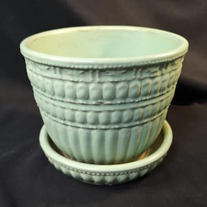 McCoy Pottery Beaded Flower Pot