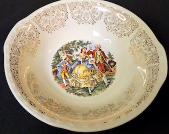 Crooksville China Colonial Minuet Vegetable Bowl  CR010