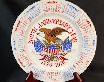 Bicentennial 1776-1976 Commemorative Plate