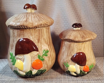 Arnels Mushroom Canister Pair