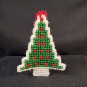 Needlepoint Ornement d’arbre de Noël 3-D