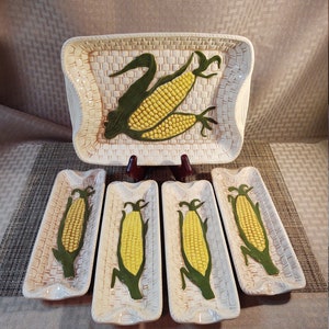 Sweet Corn Ceramic Trays and Platter