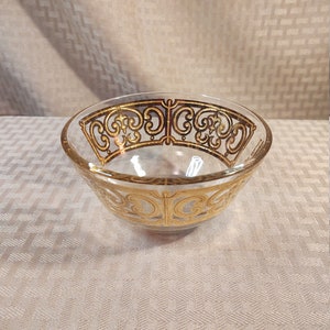 Georges Briard Gold Scroll Bowl