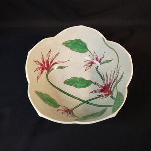 Overjoy Lotus Shaped Floral Bowl