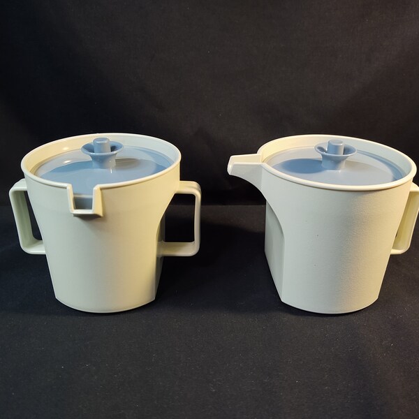 Tupperware Sugar and Creamer Etsy