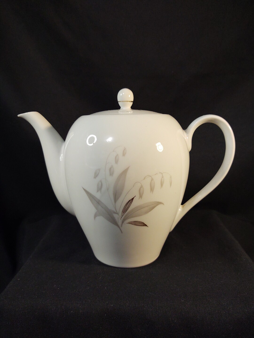 Kaysons Golden Rhapsody Teapot With Lid Etsy