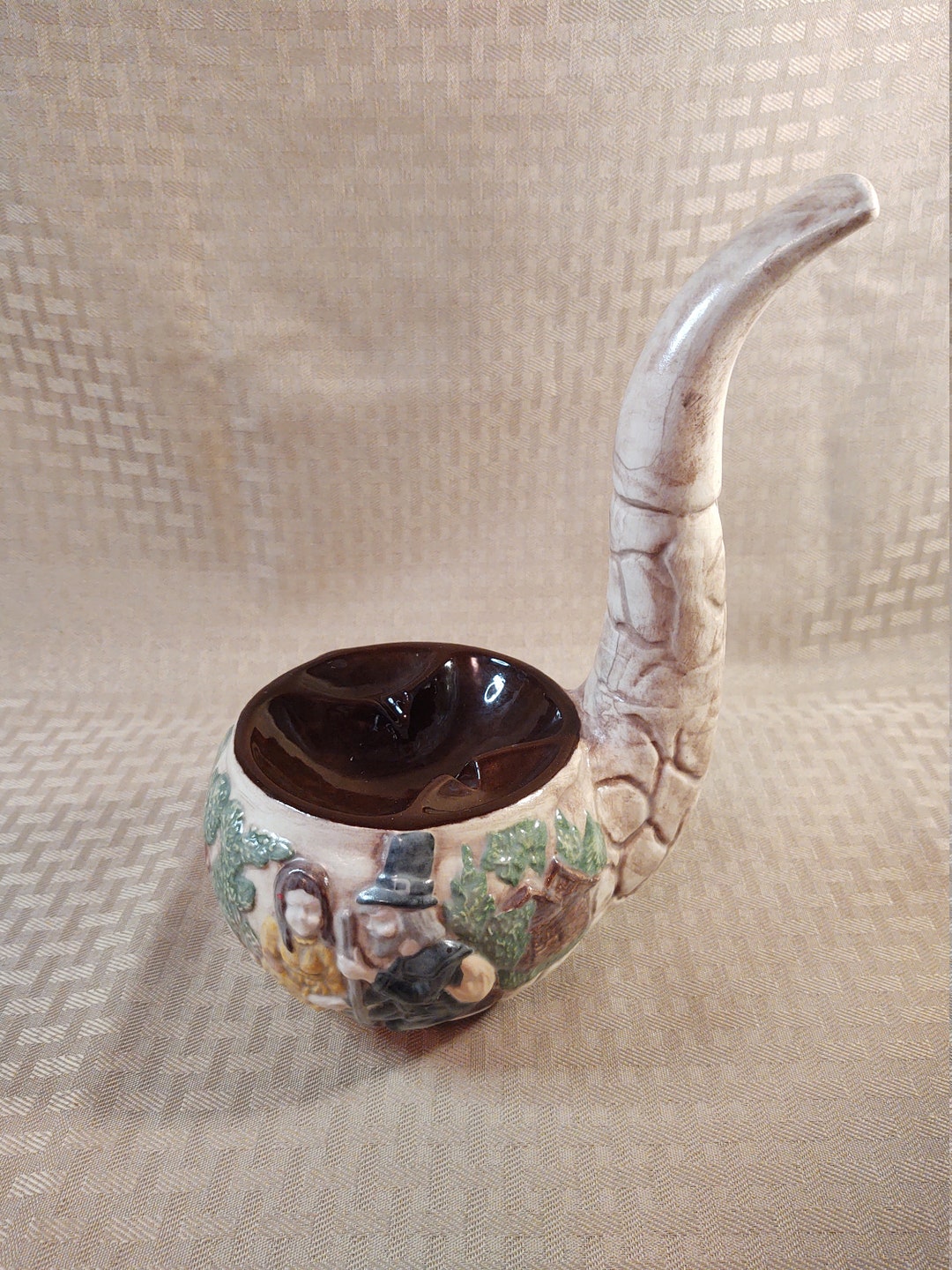Ceramic Pipe-shaped Ashtray - Etsy