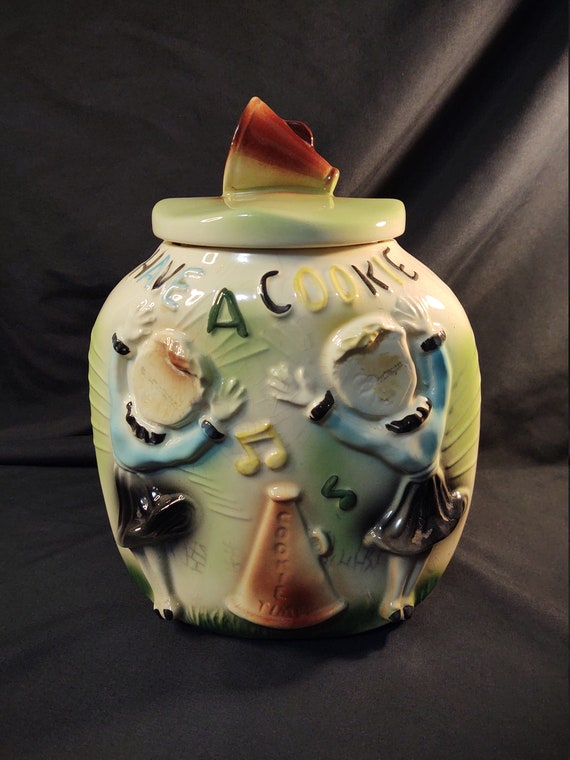 クッキージャーヴィンテージ 陶器 American Bisque USA