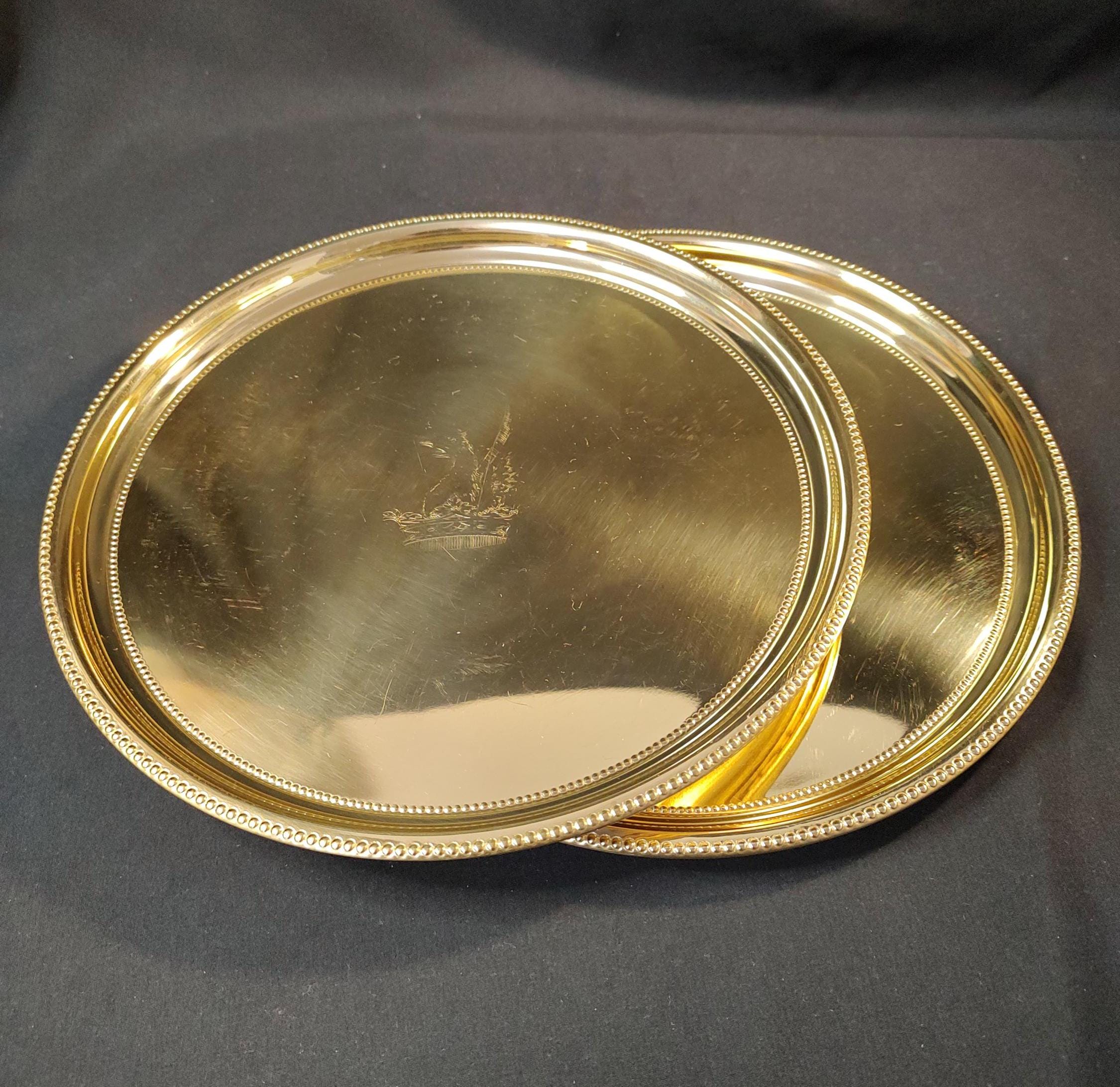 Mount Vernon ペン立て Baldwin Brass製 Baldwin Brass Mount Vernon Trays Set of 2 - Etsy