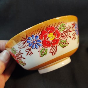 Japan Lusterware Camellia Small Bowl