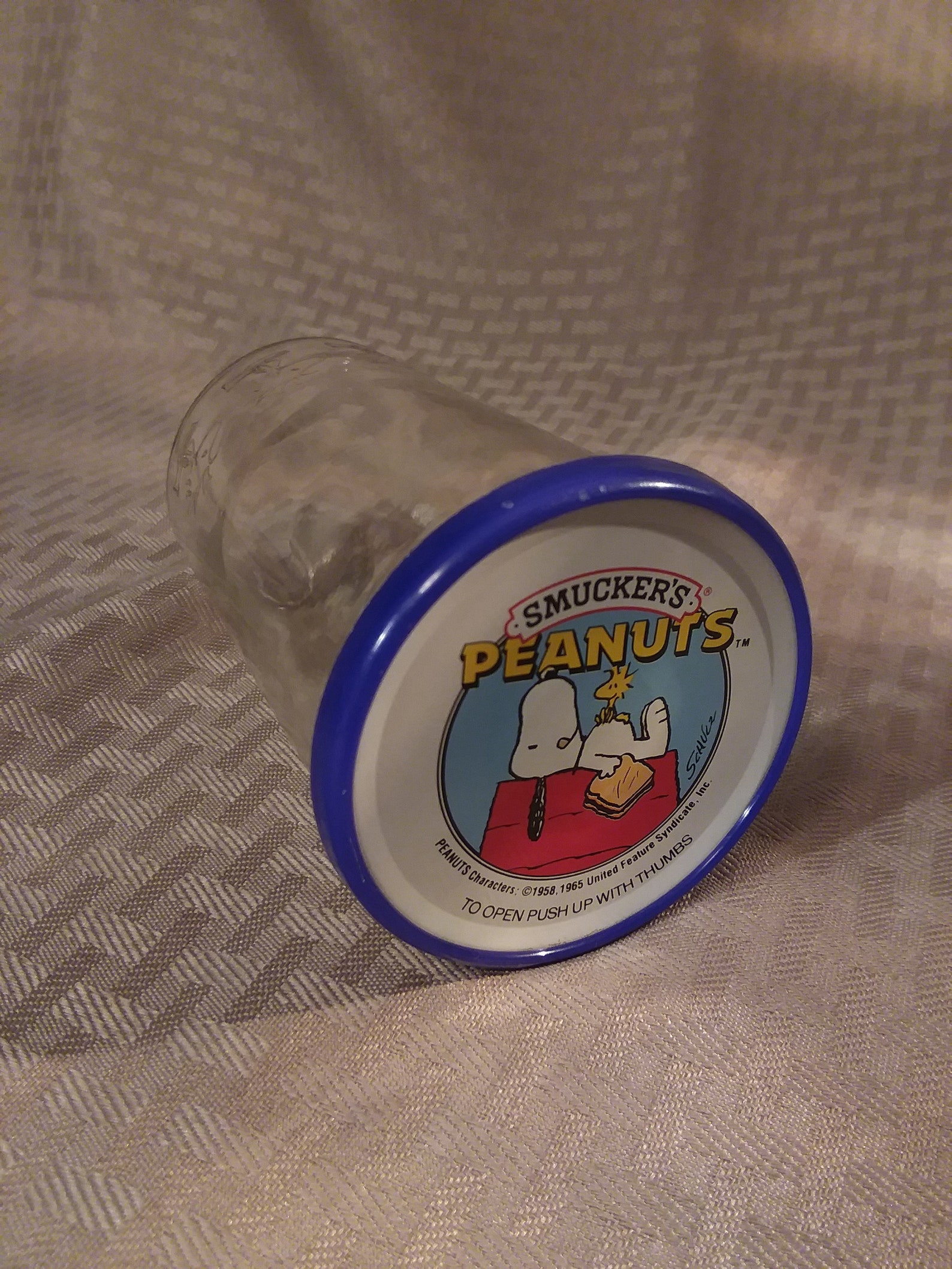 Smuckers Peanuts Characters Jelly Jar Etsy