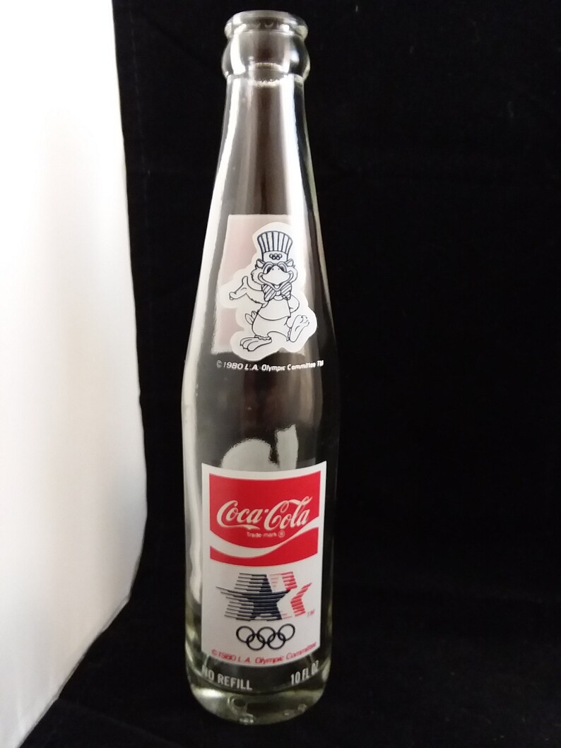 1984 Los Angeles Olympic Games Coke Bottle Etsy