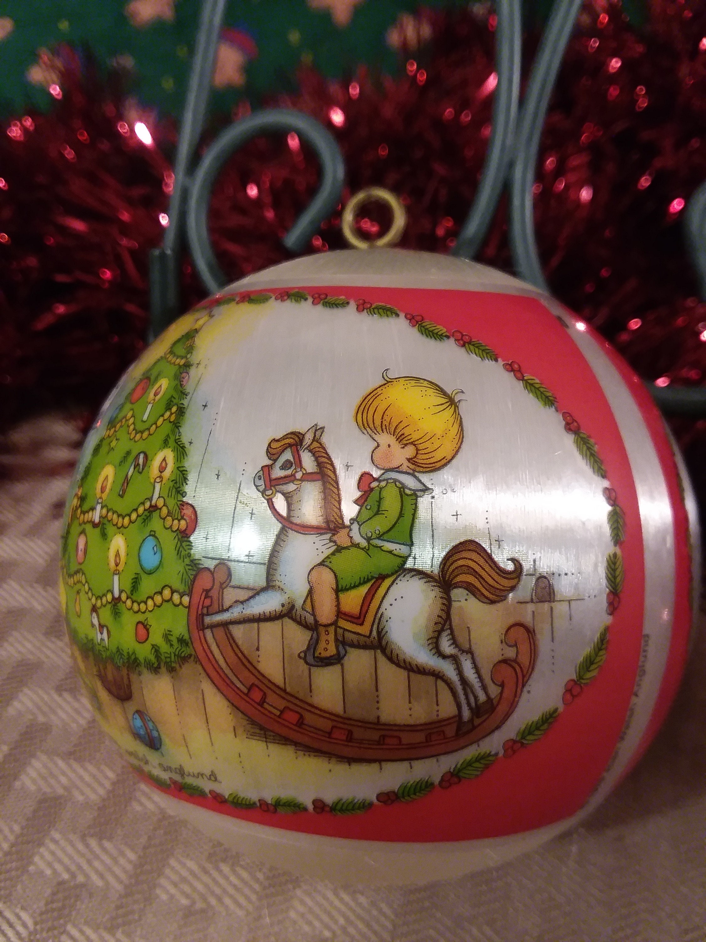 Joan Walsh Anglund Satin Christmas Ornament - Etsy