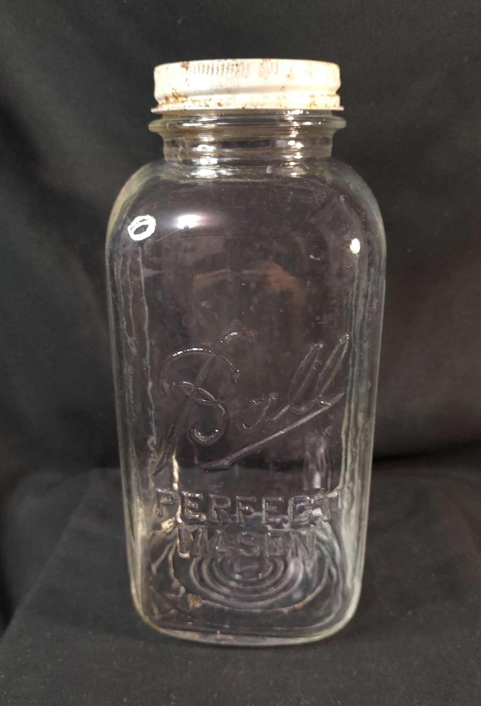 Large Square Ball Perfect Mason Jar - Etsy