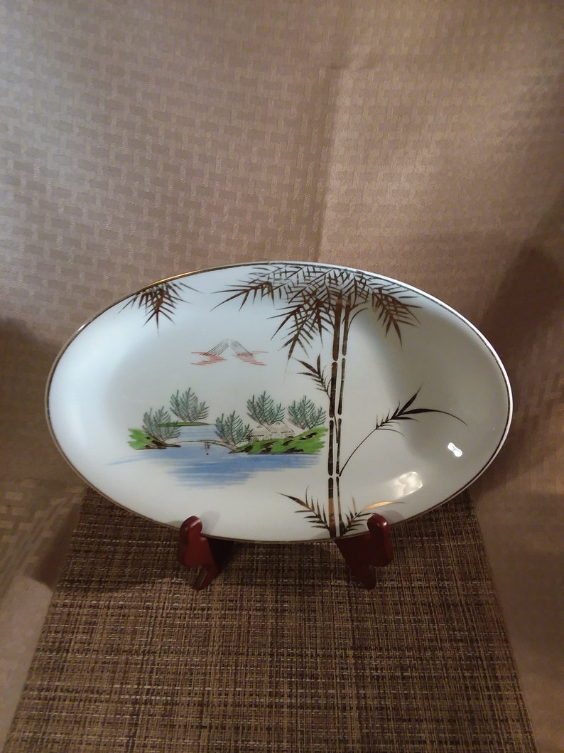 Nippon Meiyo China Platters & Bowl Etsy