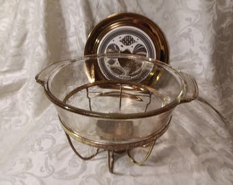 Fireking Gold Fleck Chafing Dish