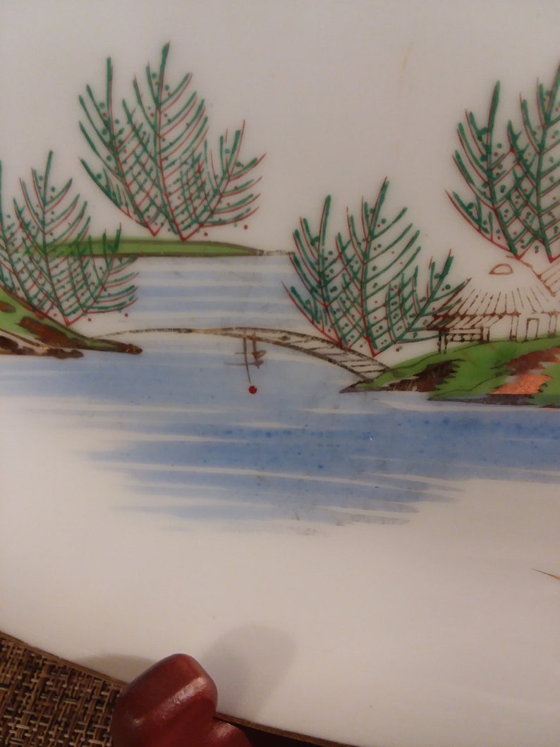 Nippon Meiyo China Platters & Bowl Etsy