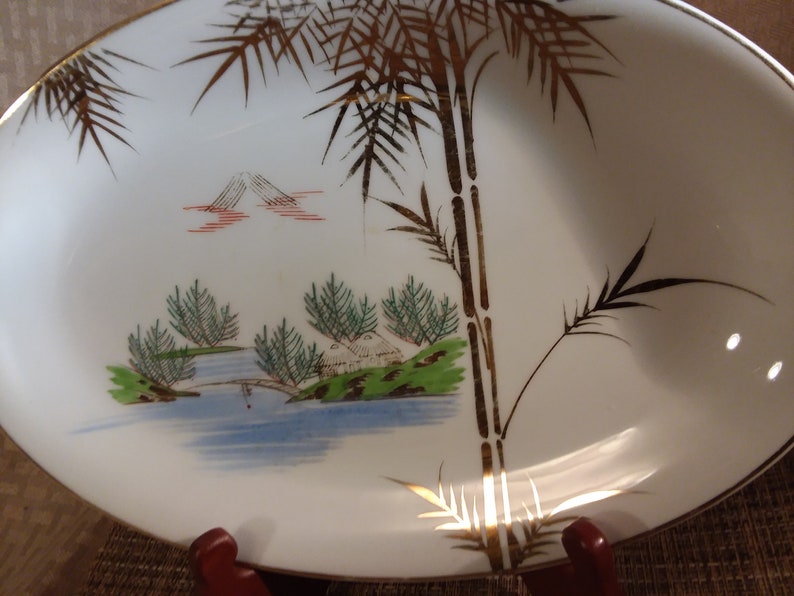 Nippon Meiyo China Platters & Bowl Etsy