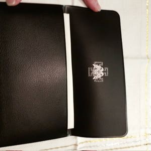 Certificado masónico A.A. Scottish Rite Supreme Council con cartera de cuero negro