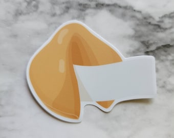 Fortune Cookie Write-Your-Own Sticker/Decal