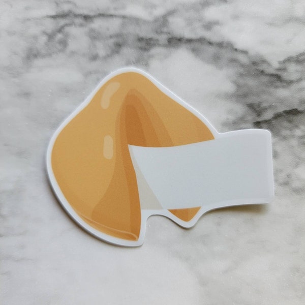 Fortune Cookie Write-Your-Own Sticker/Decal
