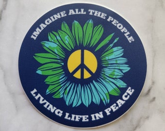 Imagine Peace Sticker/Decal