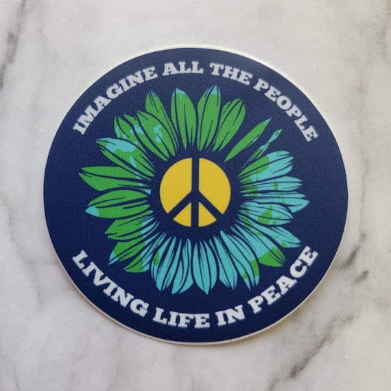 Imagine Peace Sticker/Decal