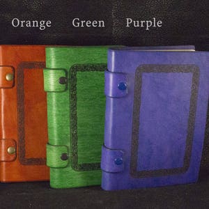 Livro pequeno de couro | Várias Cores | Livro de feitiços, caderno, diário