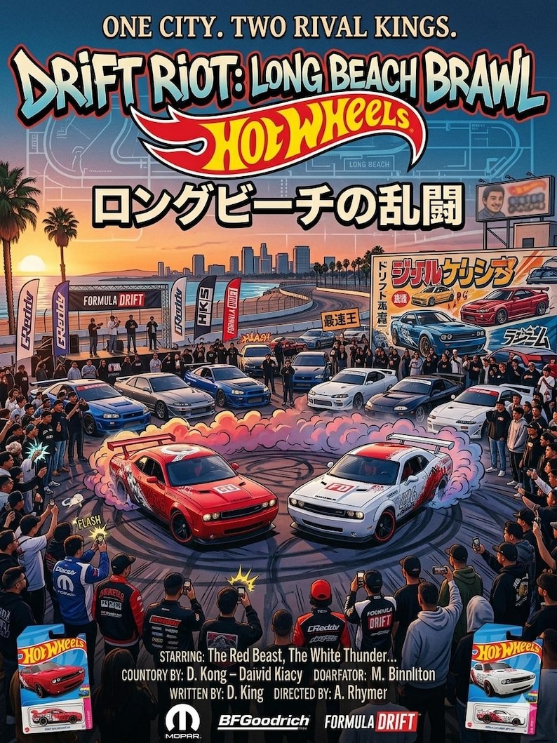 Dodge Challenger Drift Car SRT Muscle Diorama Toy Collectible Miniature ...