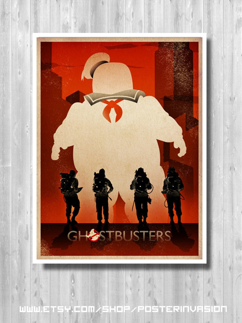 Ghostbusters Movie Digital Art Poster Print T1208 A4 A3 A2 A1 A0|