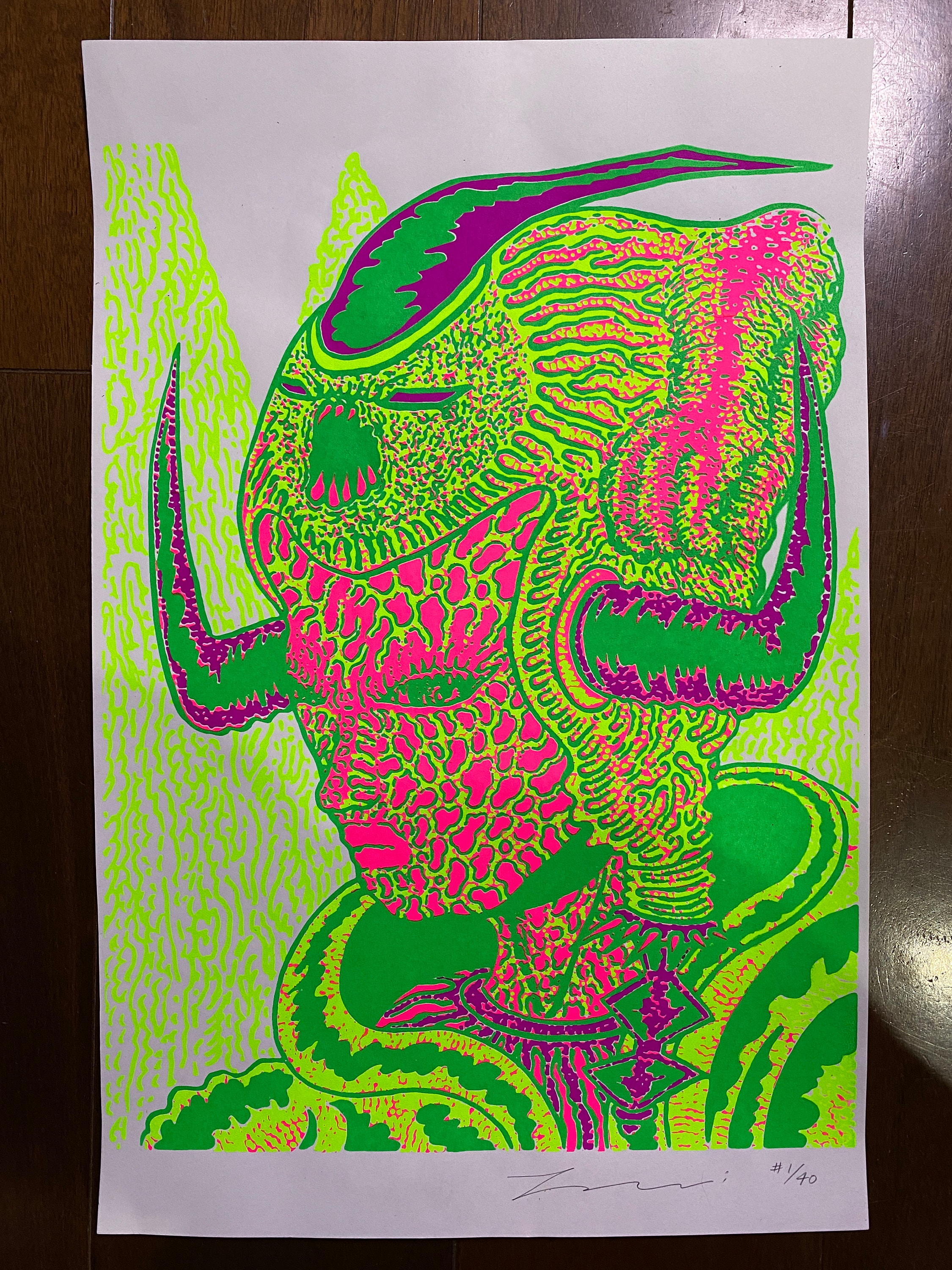 Shout Silkscreen Poster 4 Color 12.4